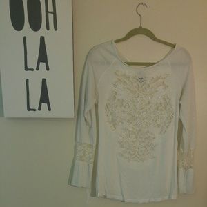 Daytrip long sleeve embellished shirt